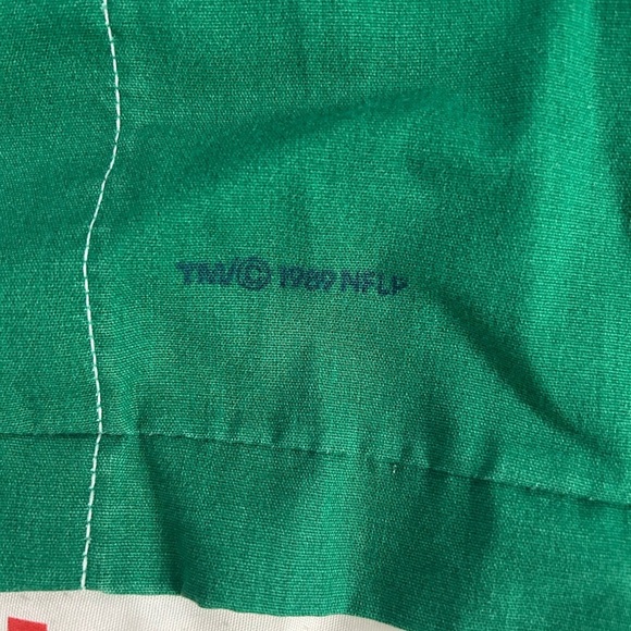 Vintage 1980’s NFL Football twin comforter Blanket Pillowcase set - Picture 6 of 9